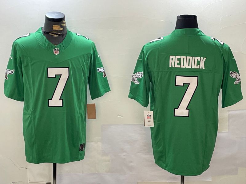Men Philadelphia Eagles #7 Reddick Green Throwback 2024 Nike Vapor Limited NFL Jersey style 1->philadelphia eagles->NFL Jersey